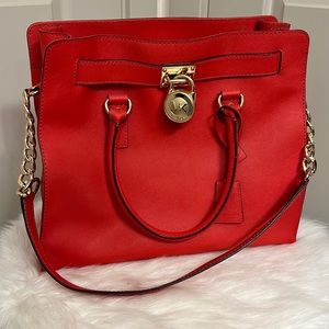 Michael Kors Red Bag/Purse.